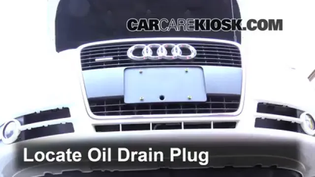 2006 Audi A4 Quattro 2.0L 4 Cyl. Turbo Huile Changer l'huile et le filtre à huile